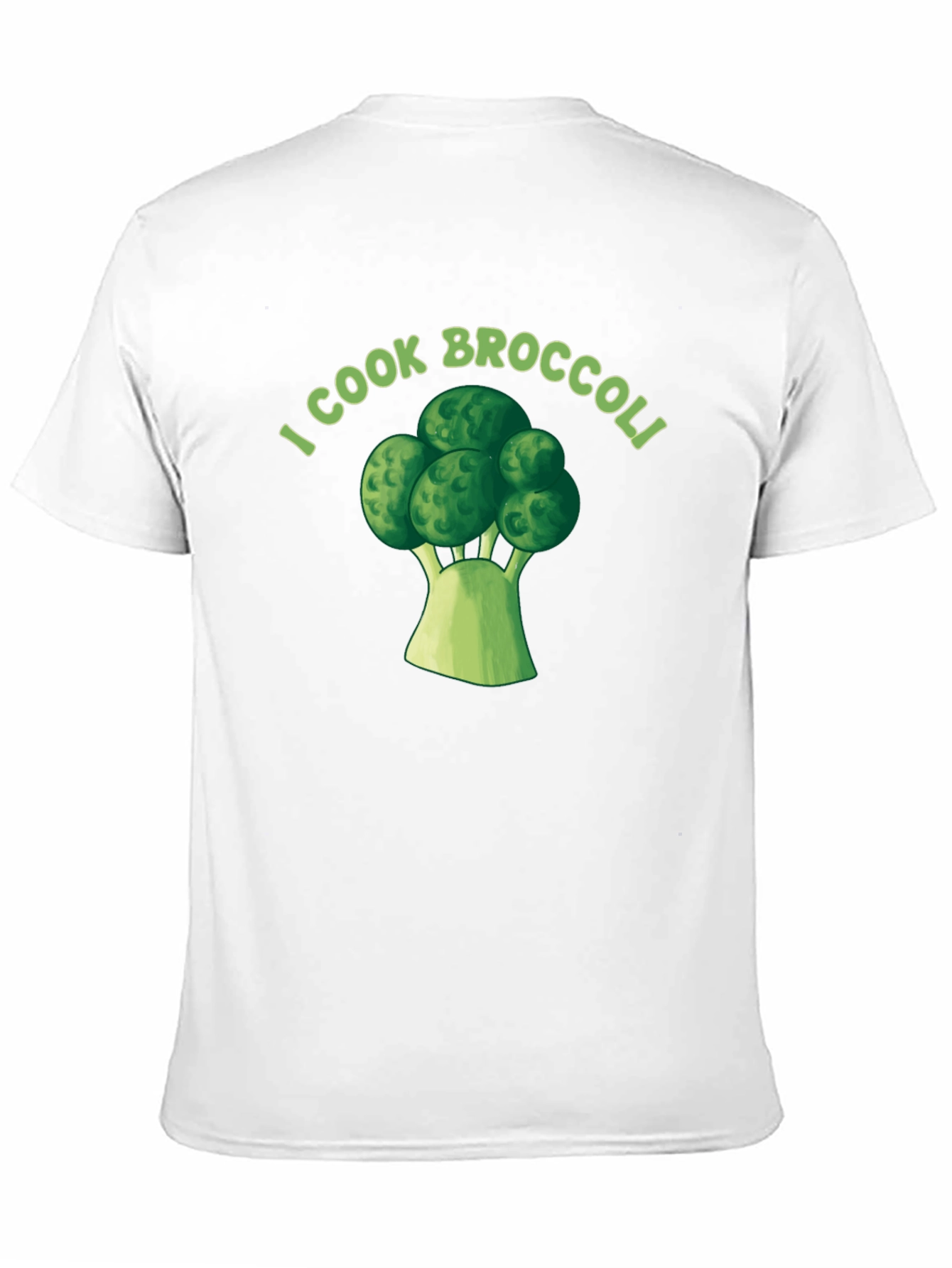 I Cook Broccoli T-Shirt - Funny Chef Tee