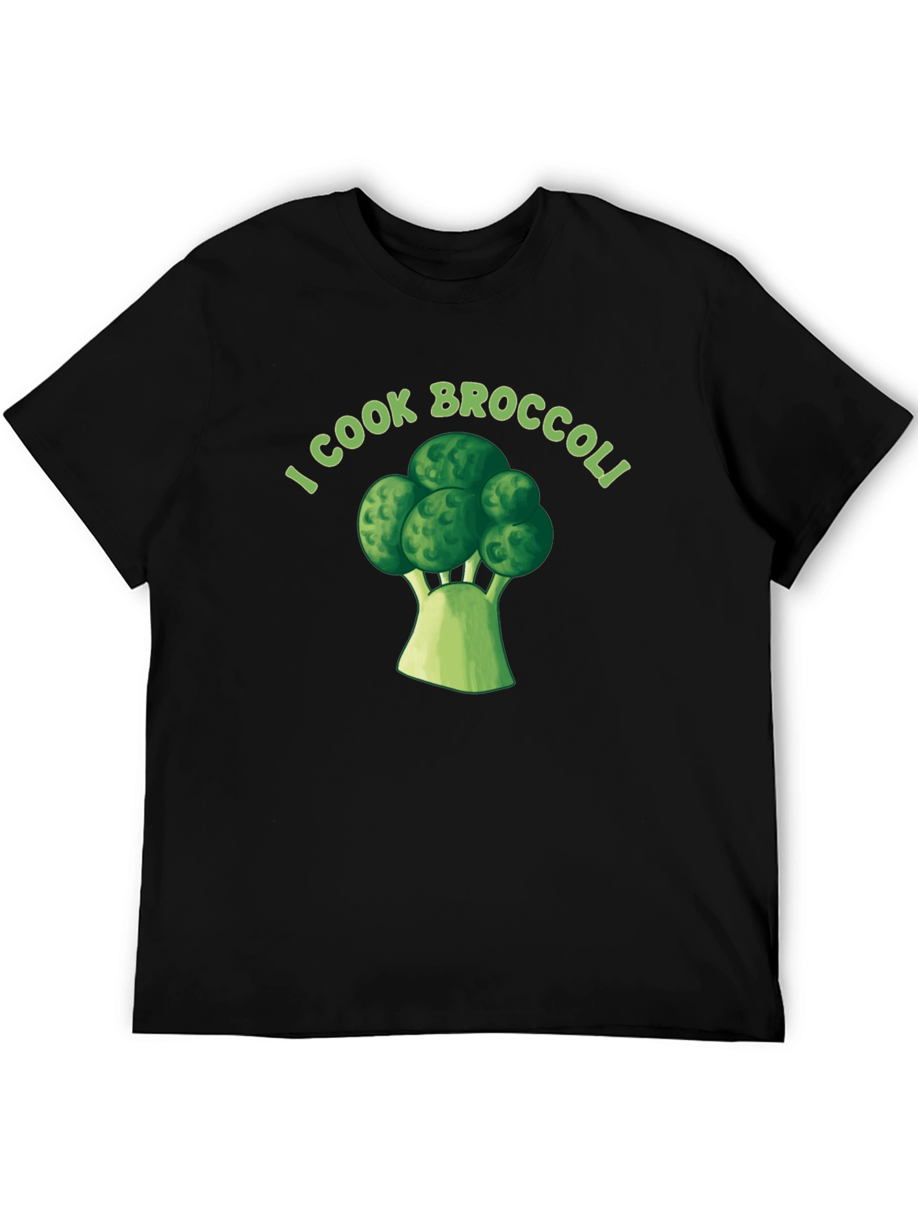 I Cook Broccoli T-Shirt - Funny Chef Tee