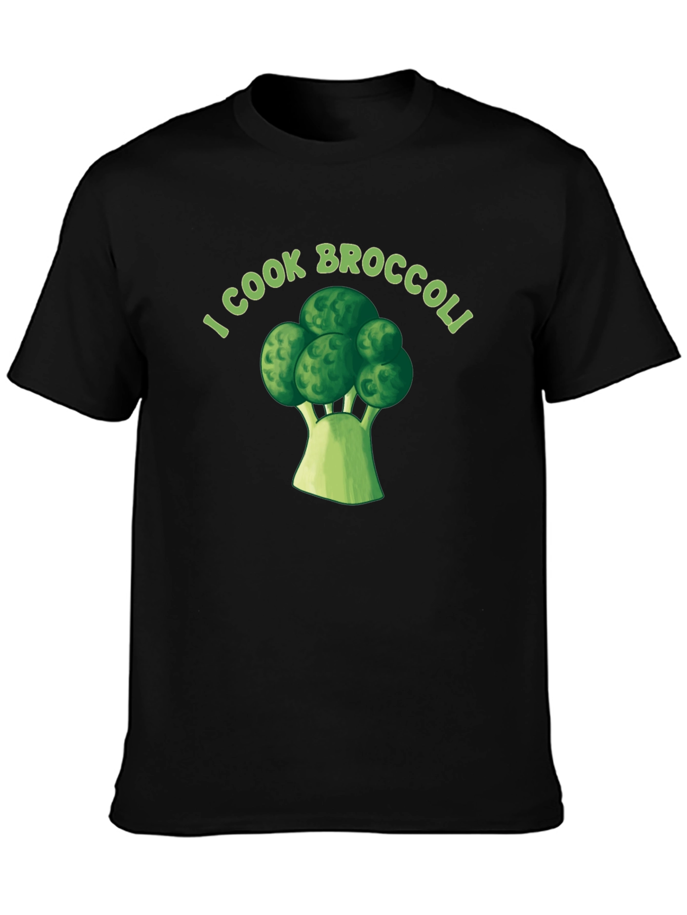 I Cook Broccoli T-Shirt - Funny Chef Tee