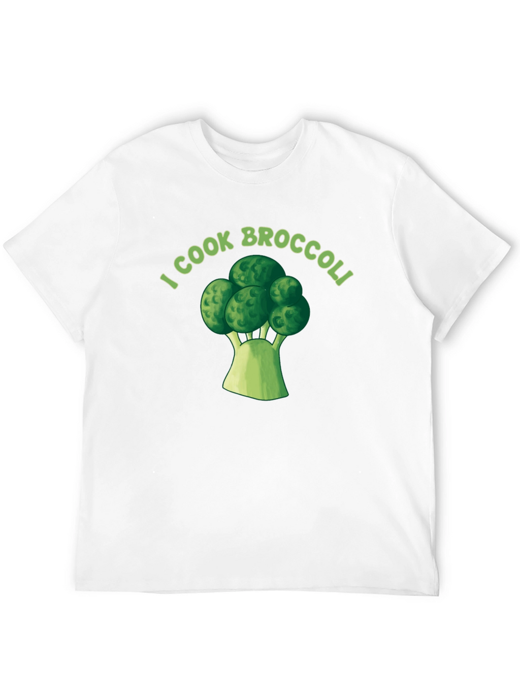 I Cook Broccoli T-Shirt - Funny Chef Tee