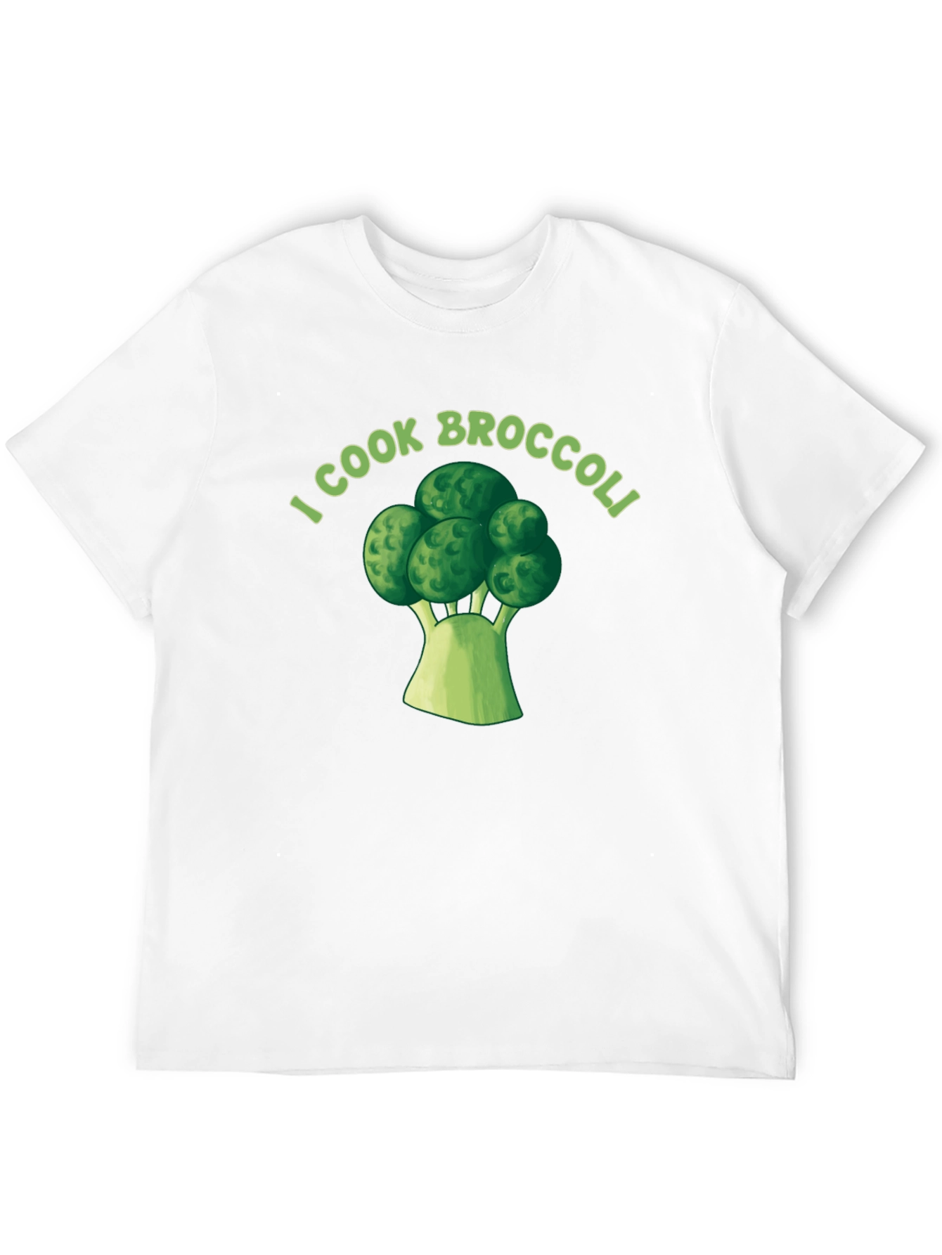 I Cook Broccoli T-Shirt - Funny Chef Tee