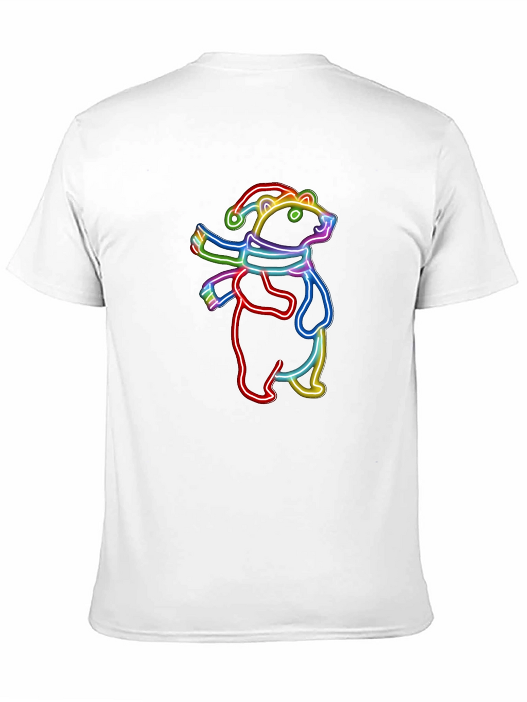 Neon Christmas Bear T-Shirt