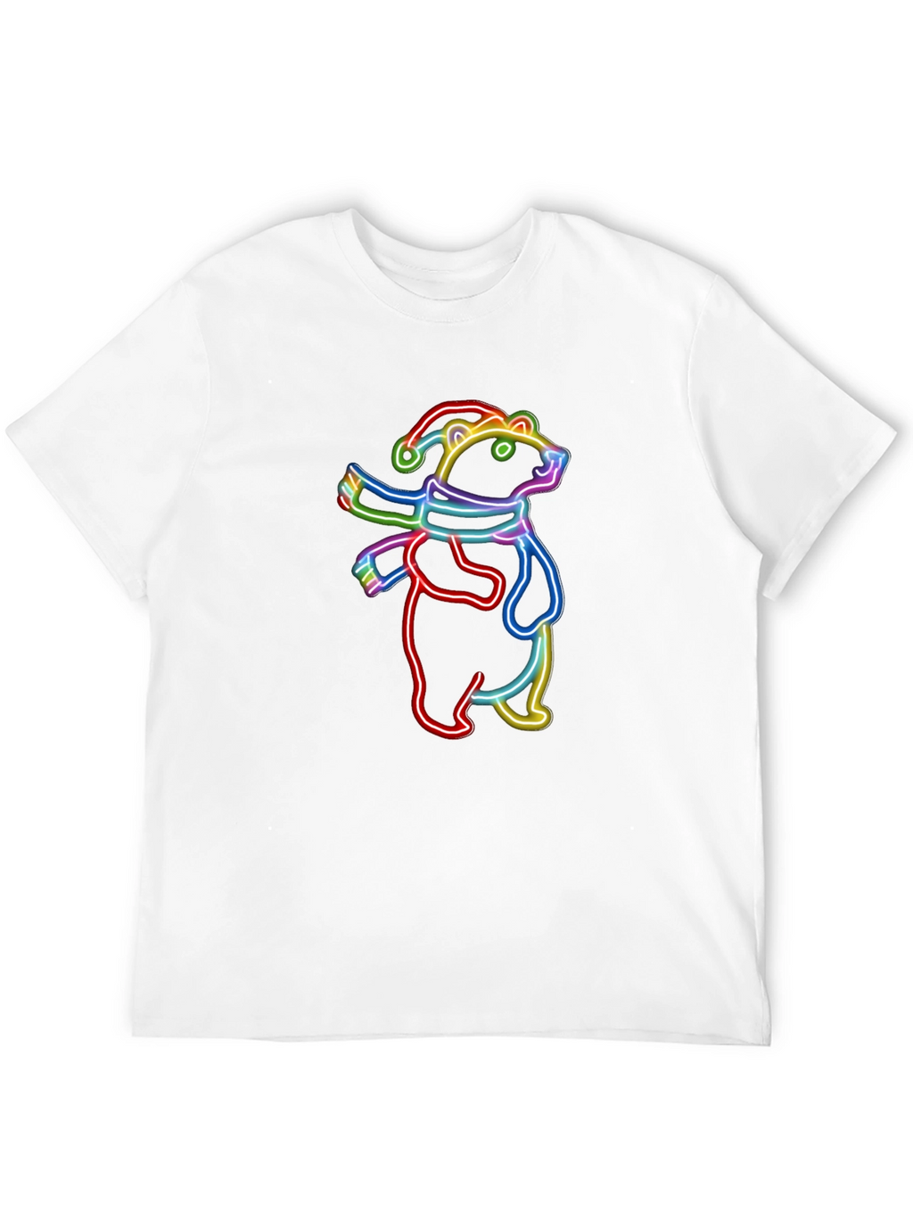 Neon Christmas Bear T-Shirt