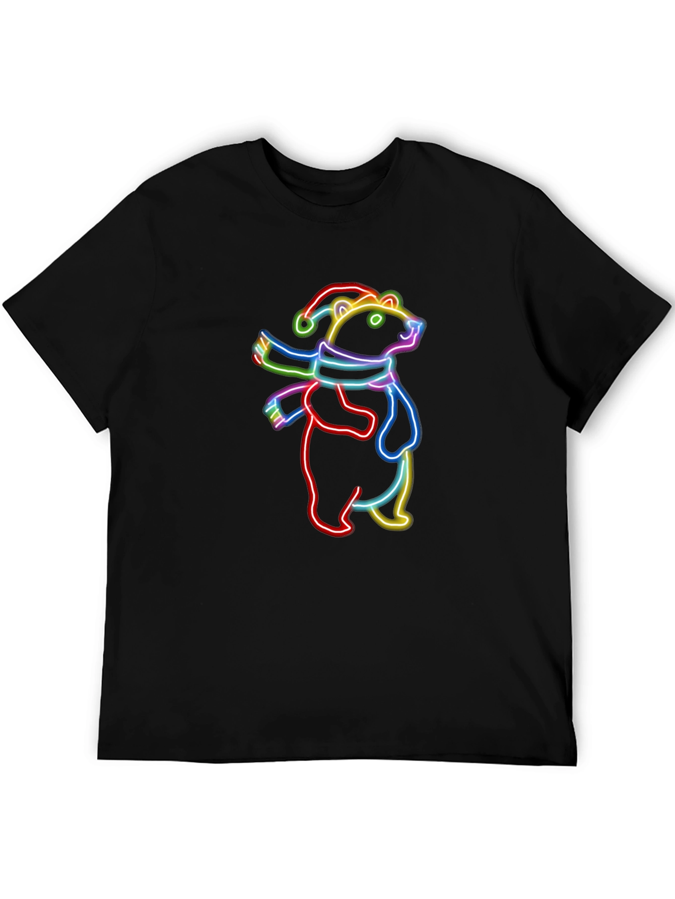 Neon Christmas Bear T-Shirt