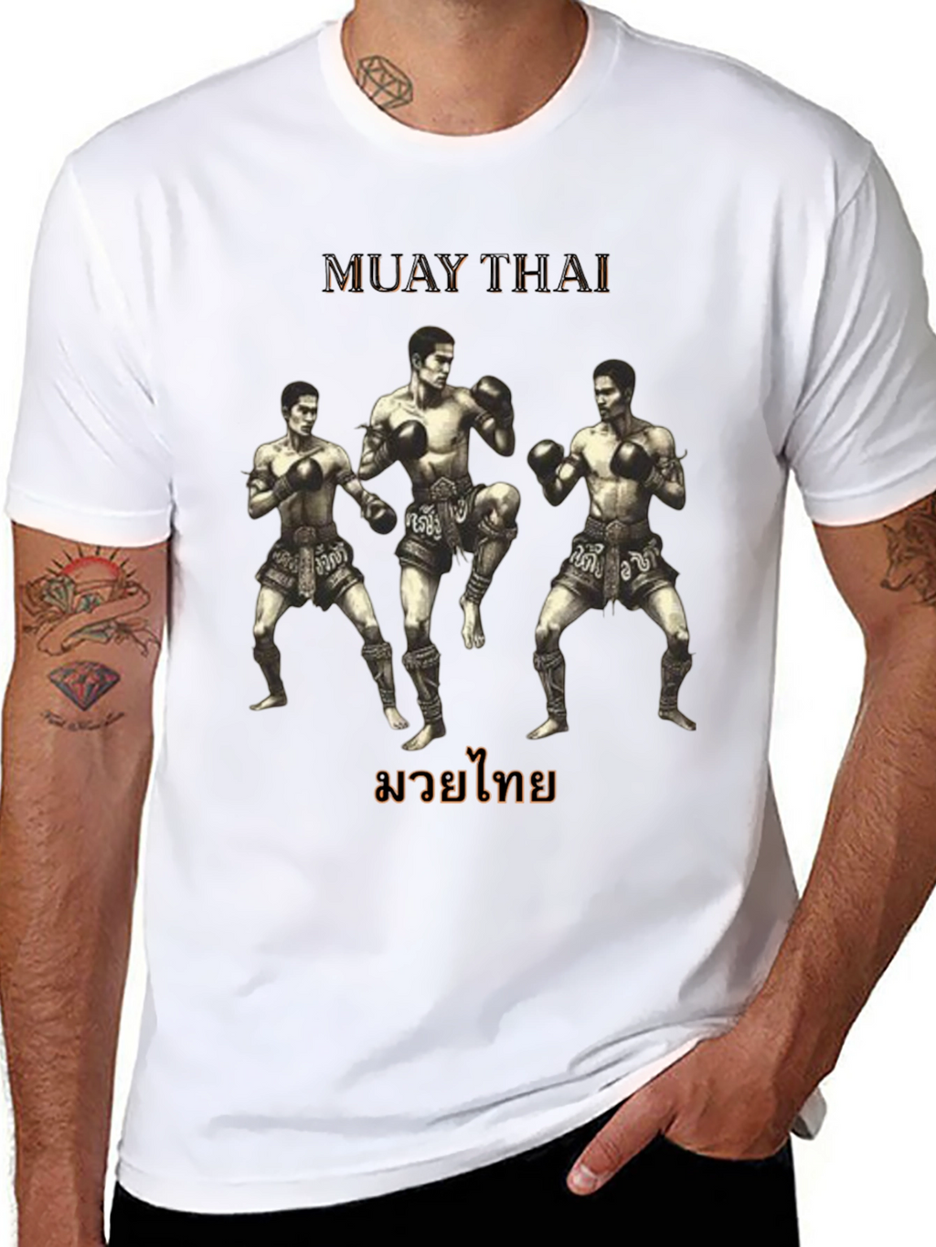 Muay Thai Fighters Graphic T-Shirt