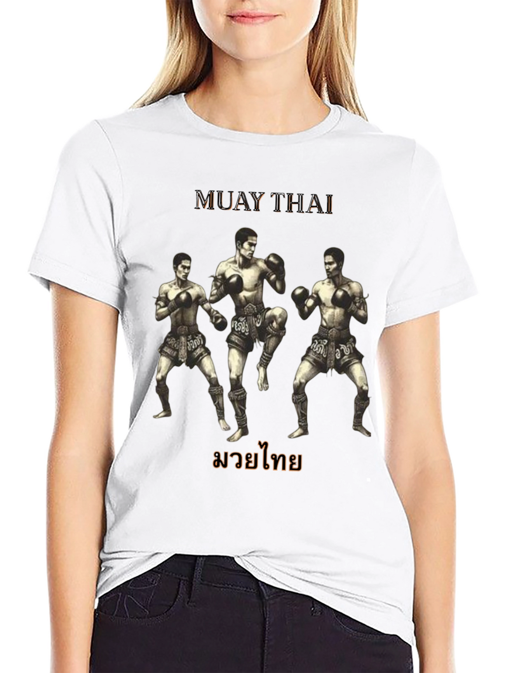 Muay Thai Fighters Graphic T-Shirt
