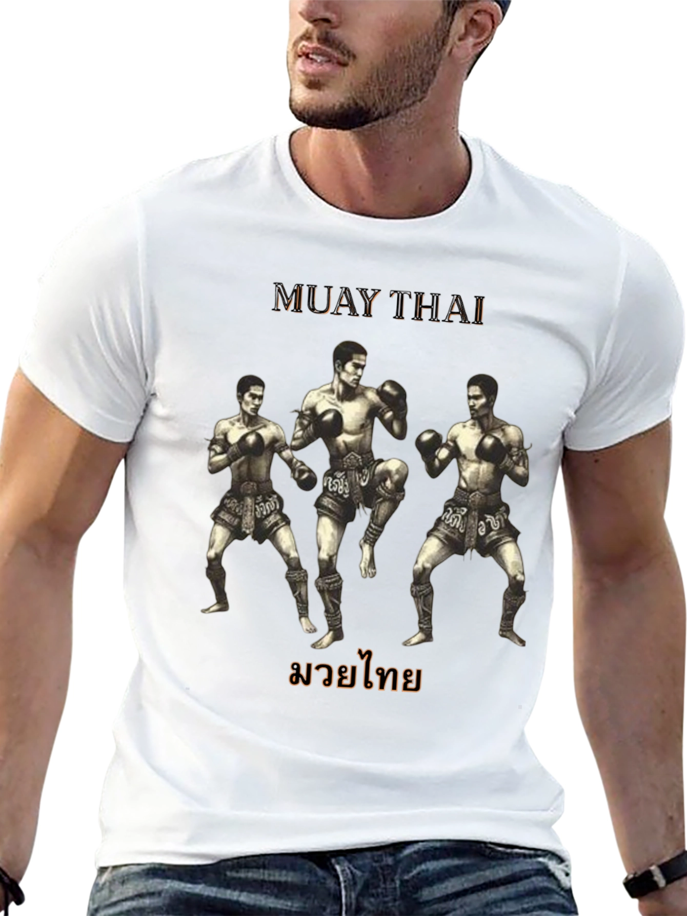 Muay Thai Fighters Graphic T-Shirt