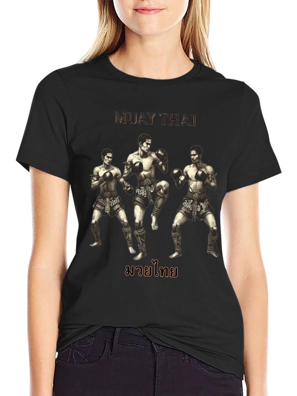 Muay Thai Fighters Graphic T-Shirt