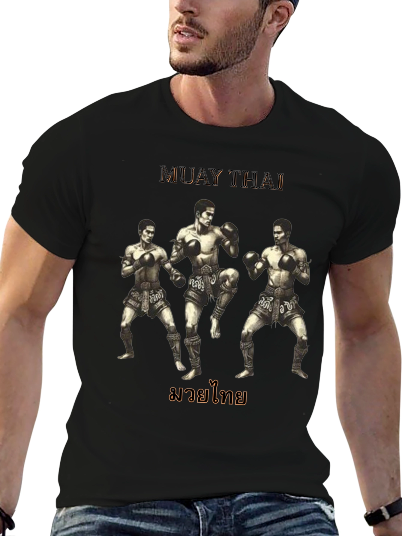Muay Thai Fighters Graphic T-Shirt