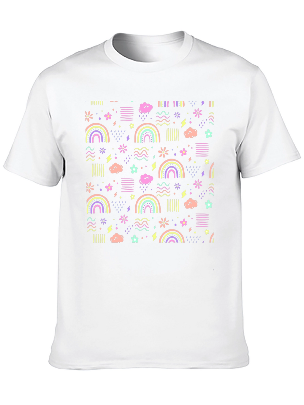 Rainbow Pastel Print Tee