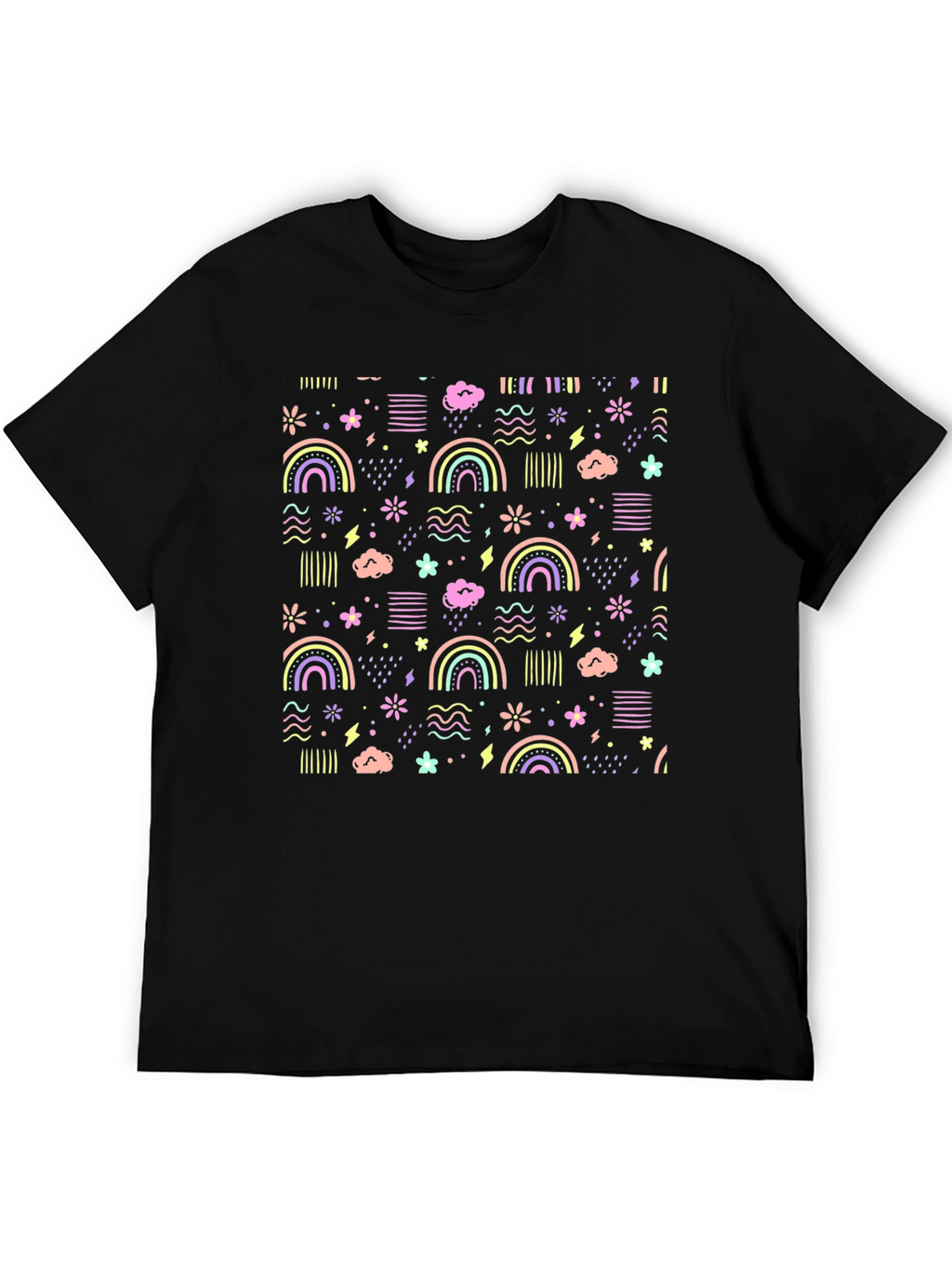 Rainbow Pastel Print Tee