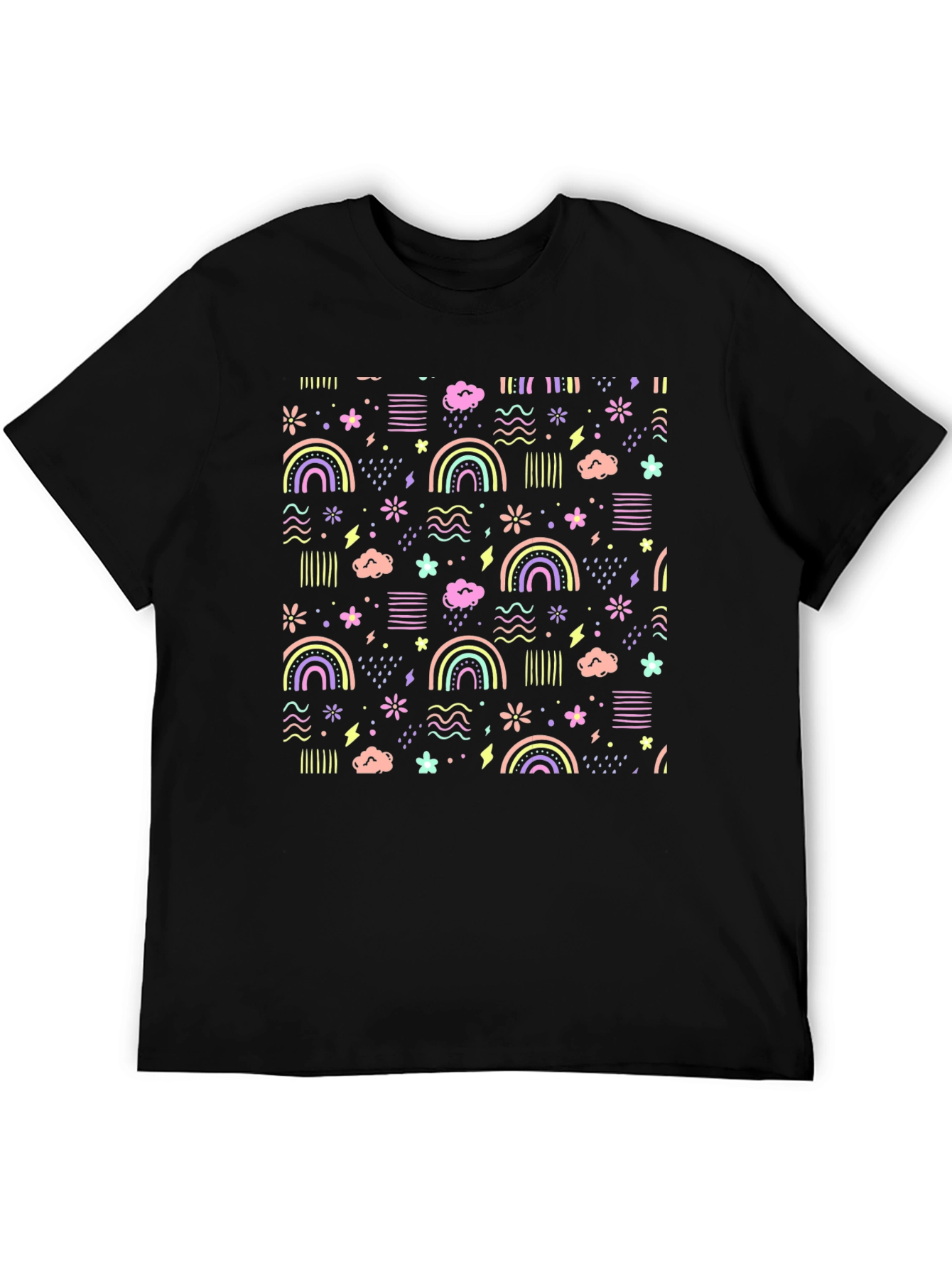 Rainbow Pastel Print Tee