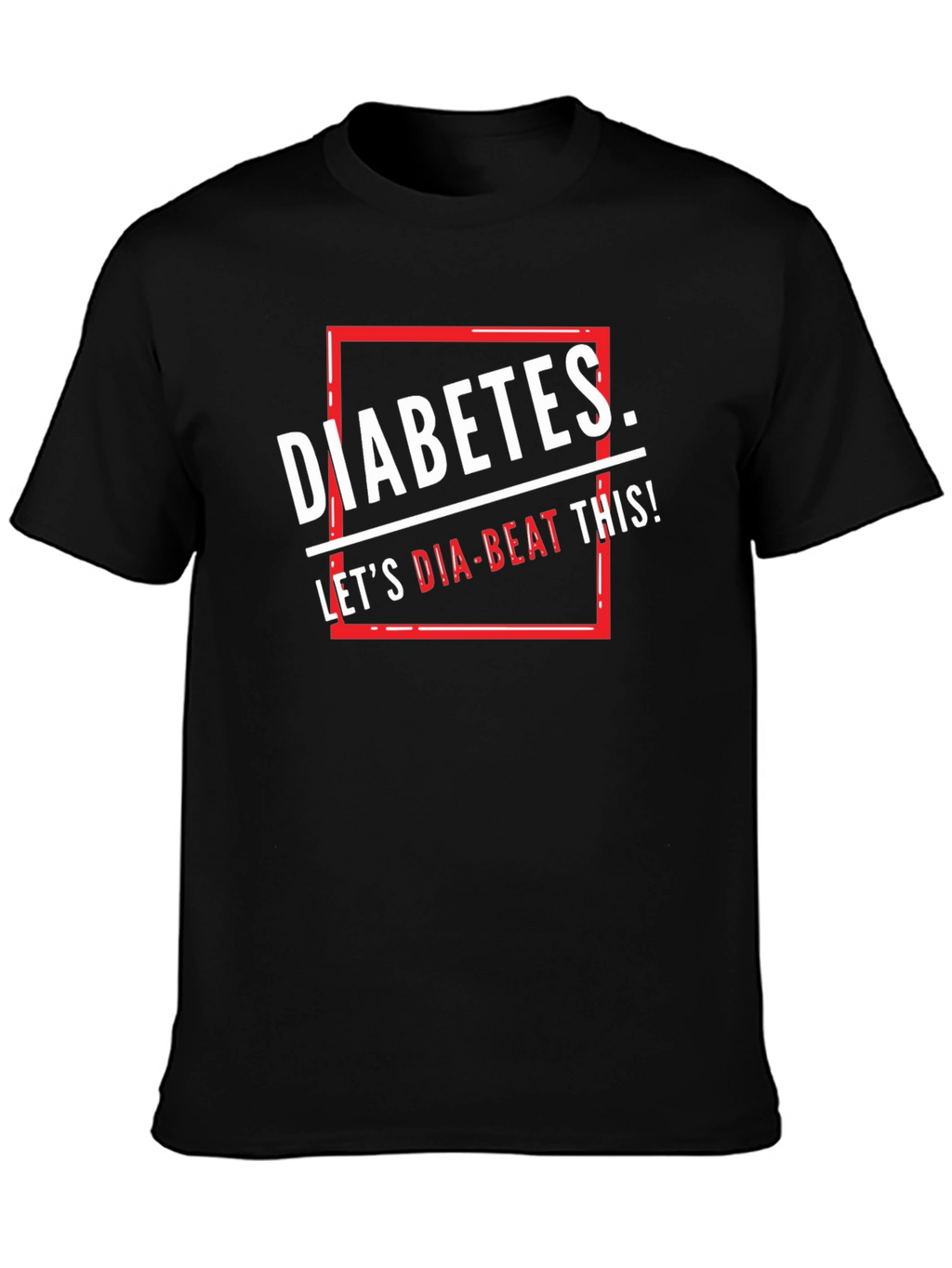 Diabetes Lets Dia-Beat This! Graphic T-Shirt