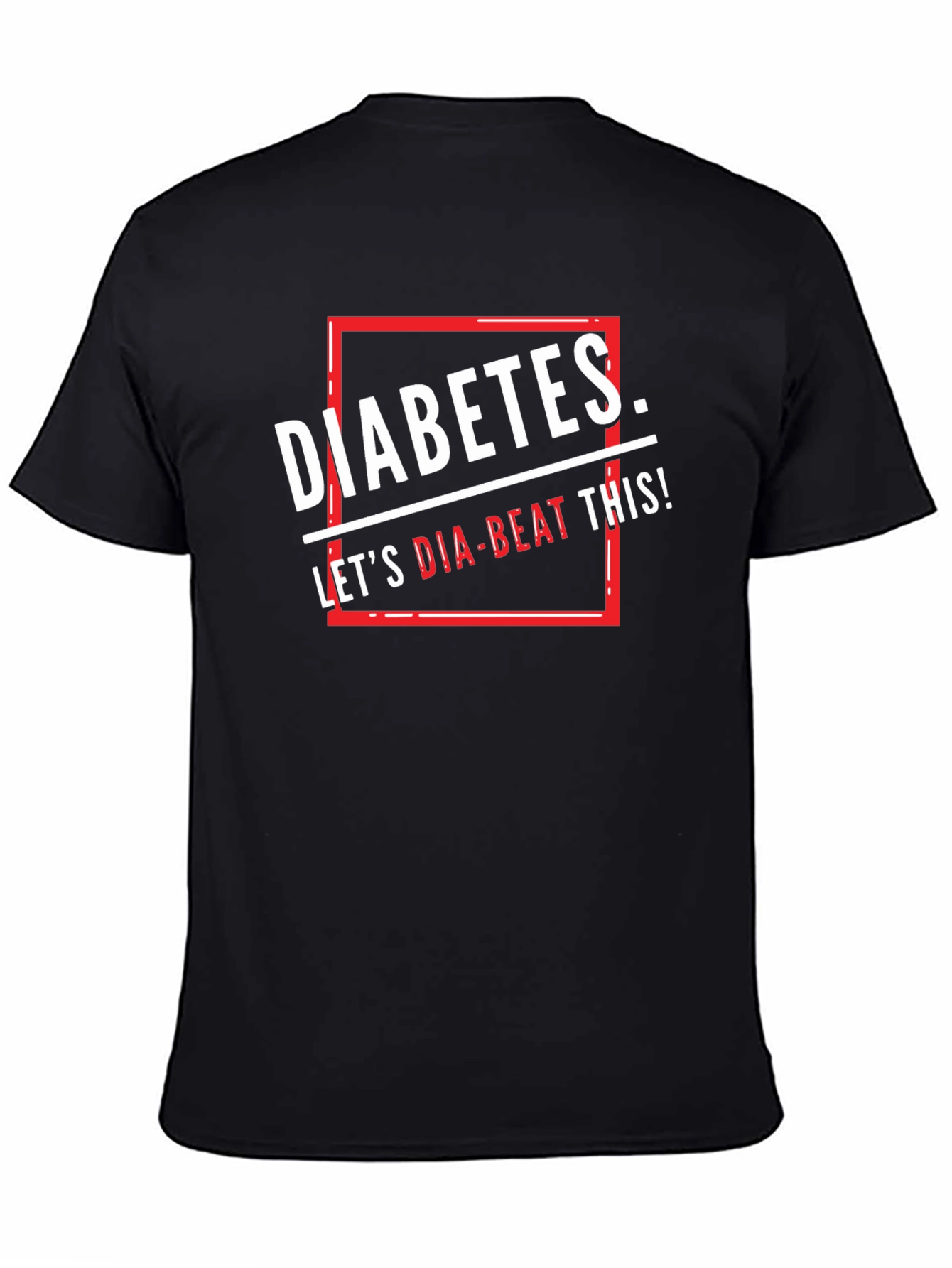 Diabetes Lets Dia-Beat This! Graphic T-Shirt
