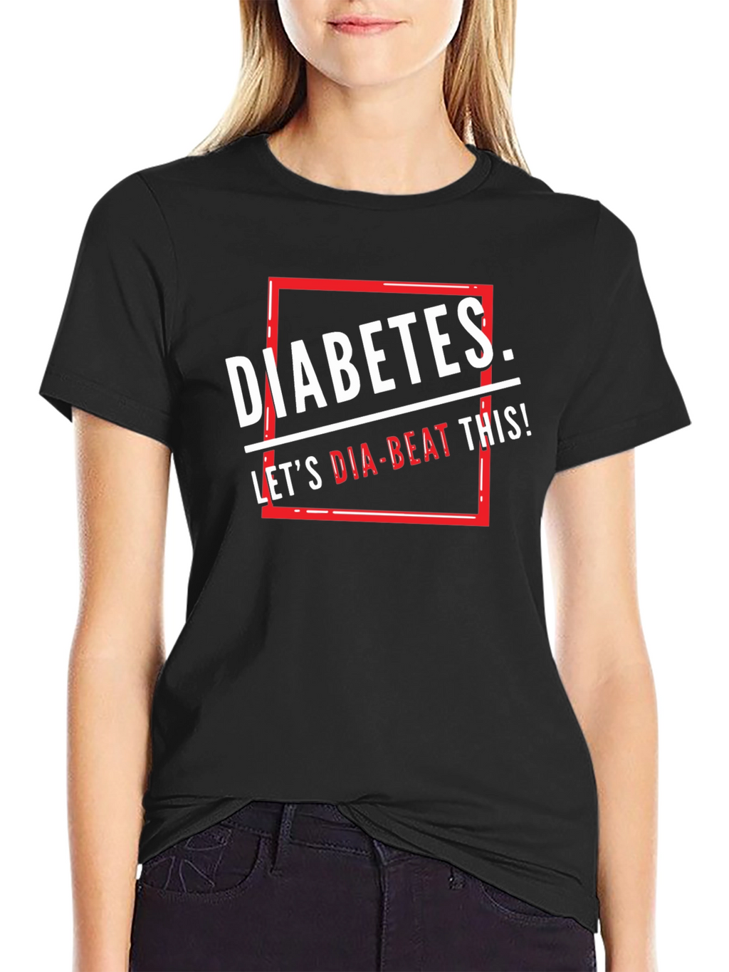 Diabetes Lets Dia-Beat This! Graphic T-Shirt