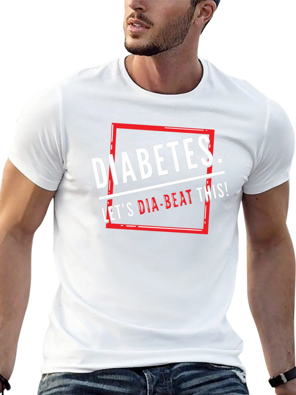 Diabetes Lets Dia-Beat This! Graphic T-Shirt