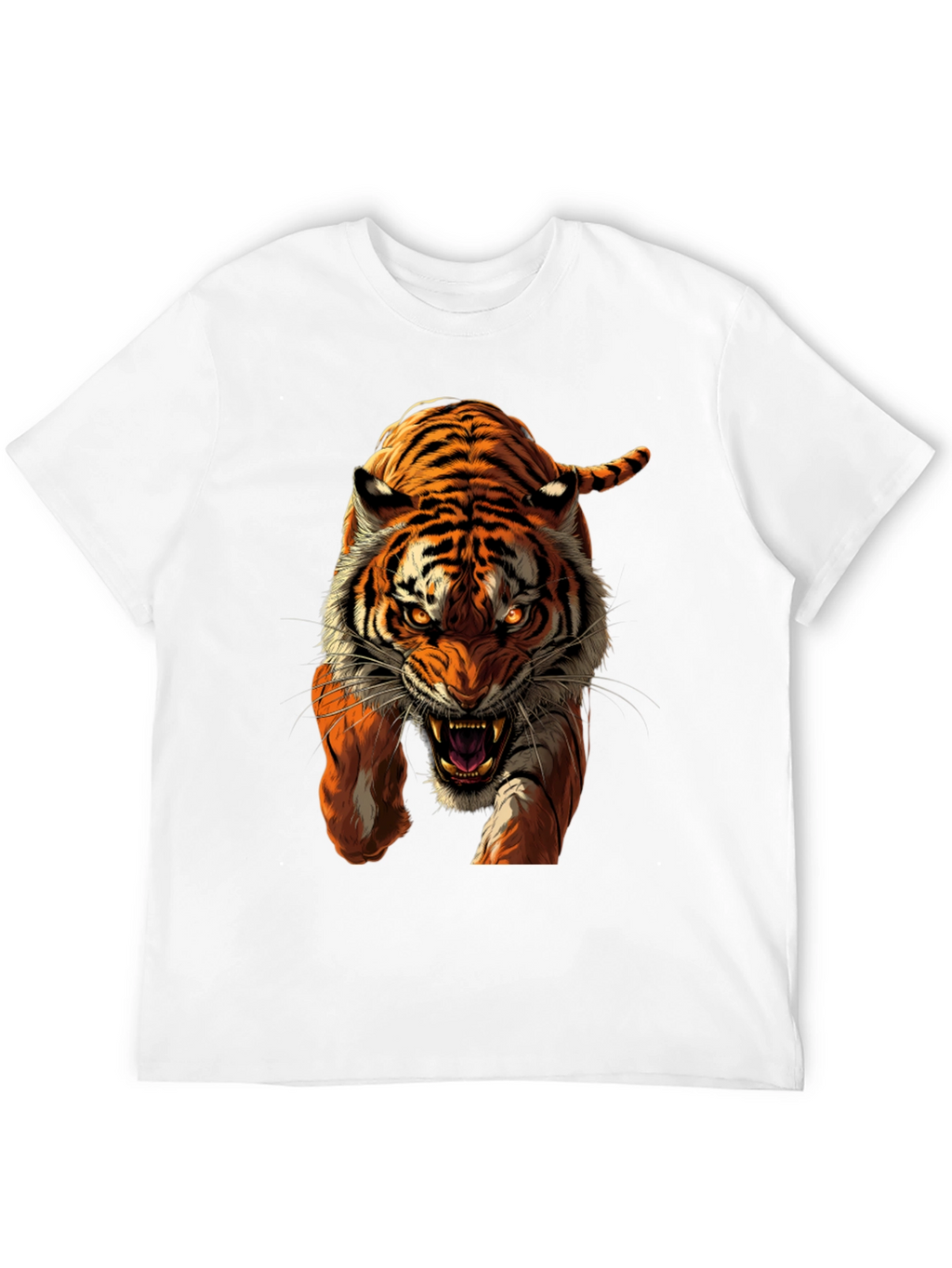 Tiger Graphic Black T-Shirt