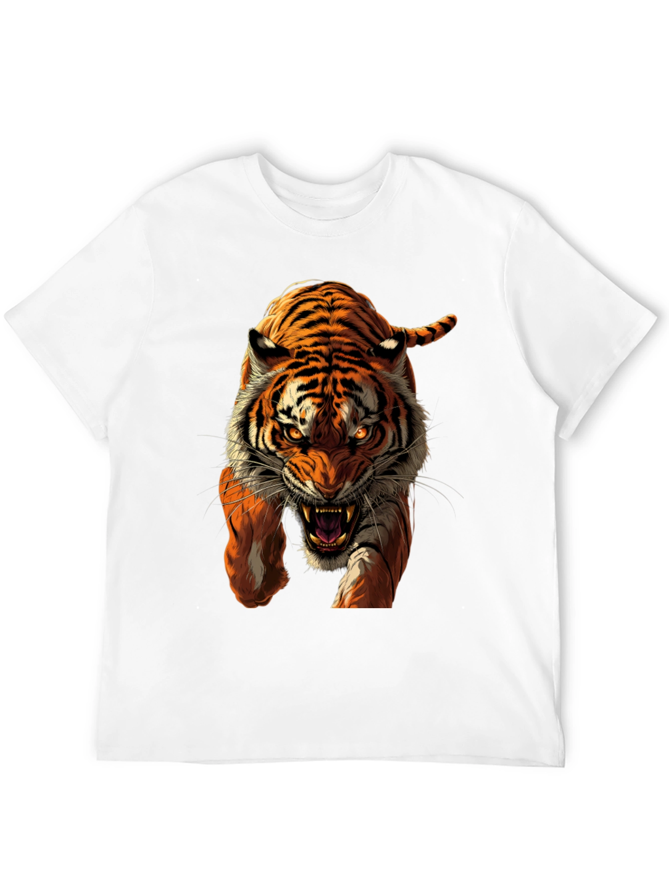Tiger Graphic Black T-Shirt
