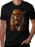 Tiger Graphic Black T-Shirt