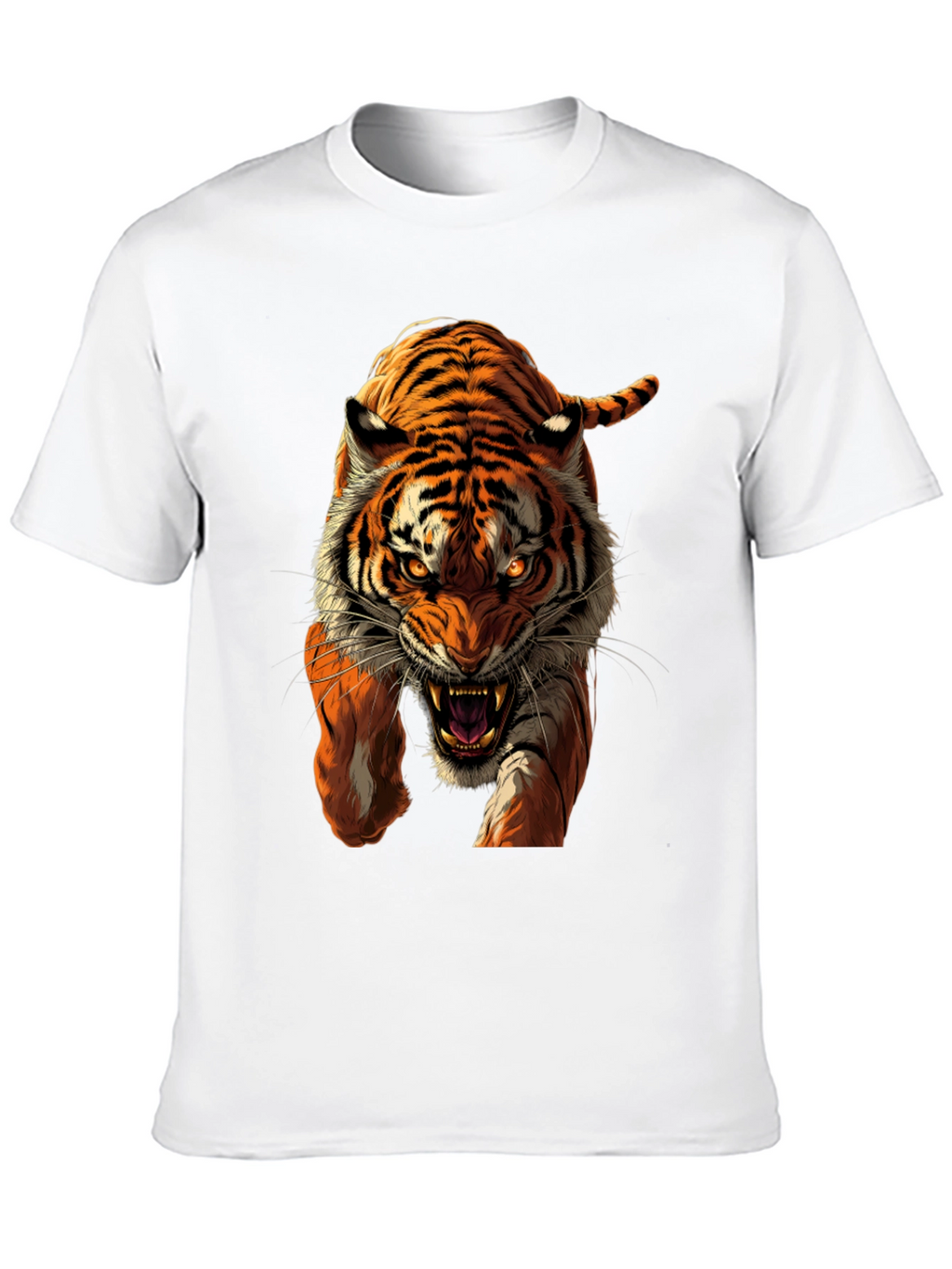 Tiger Graphic Black T-Shirt