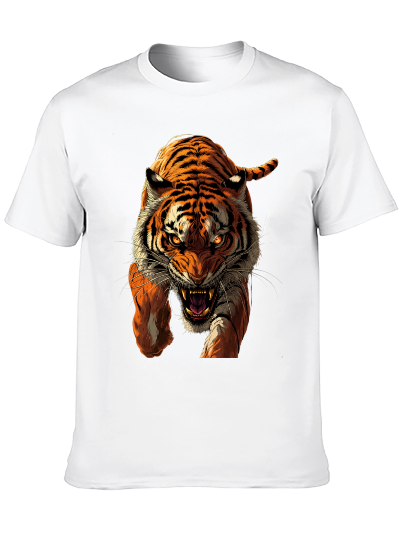 Tiger Graphic Black T-Shirt