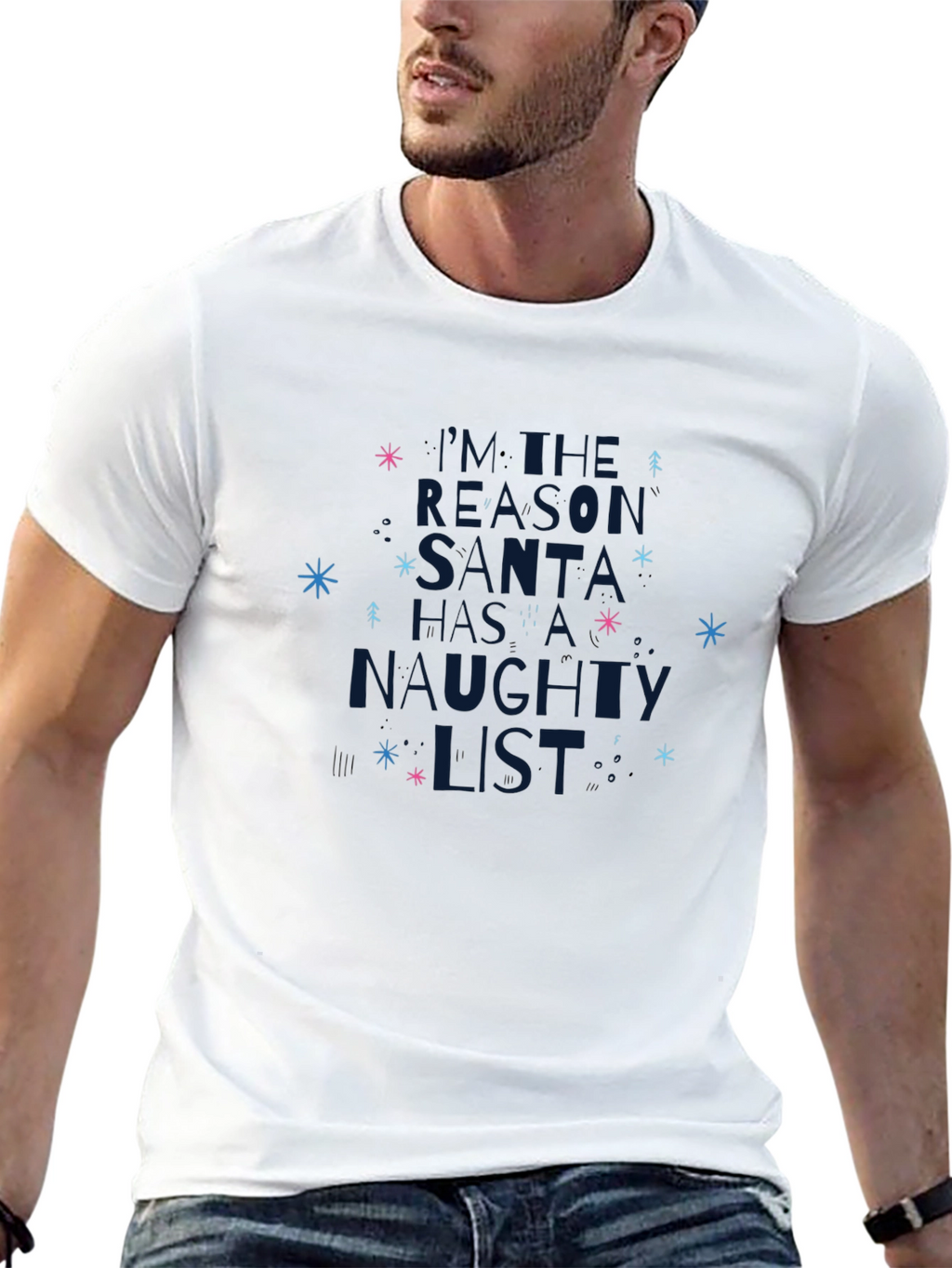Naughty List Holiday Tee