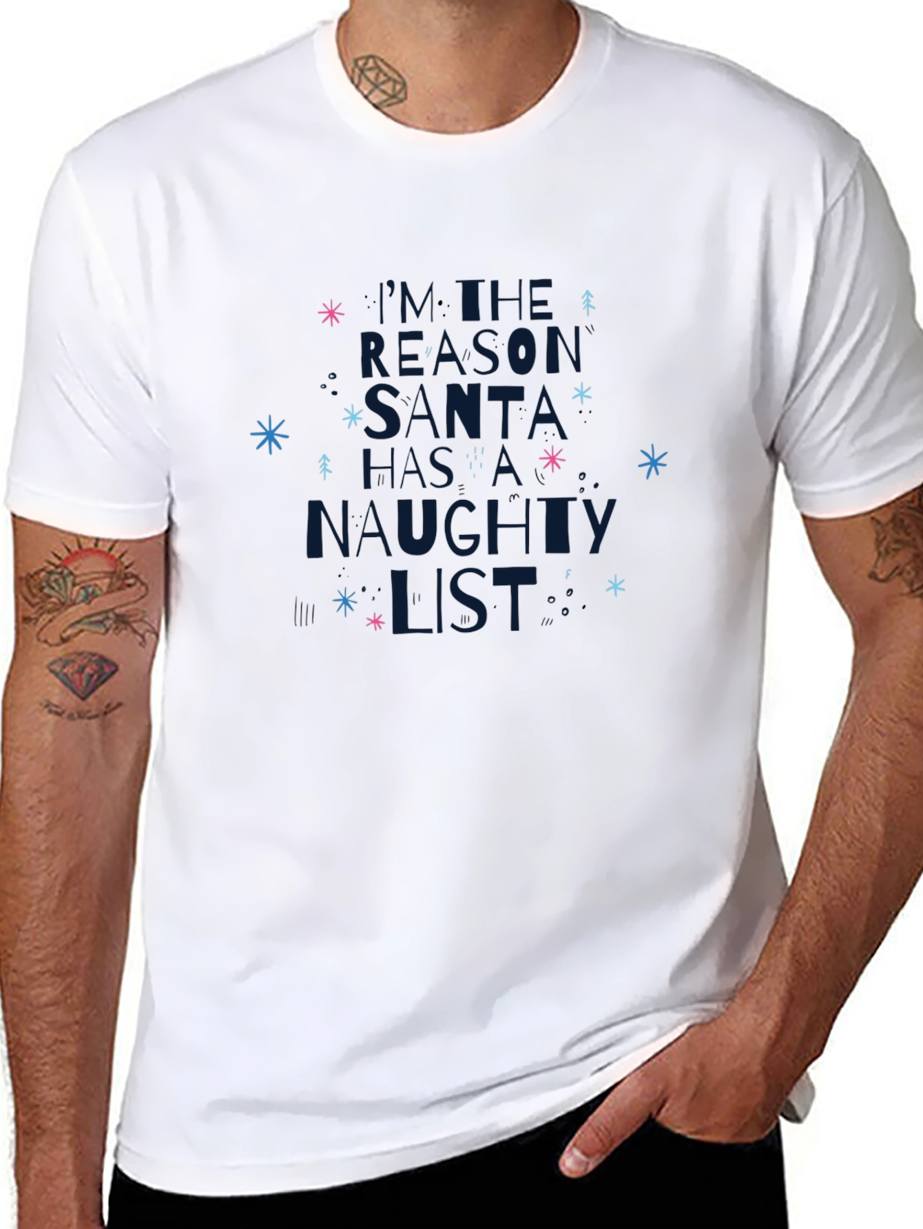 Naughty List Holiday Tee
