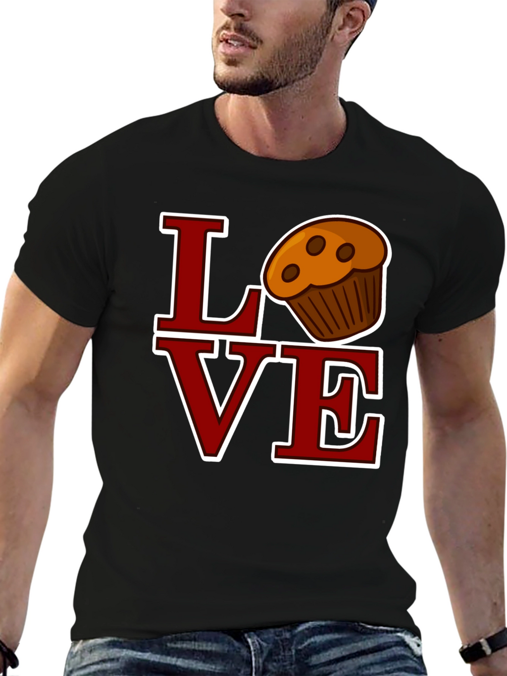 Love Muffin Graphic Tee - Cute Casual Shirt