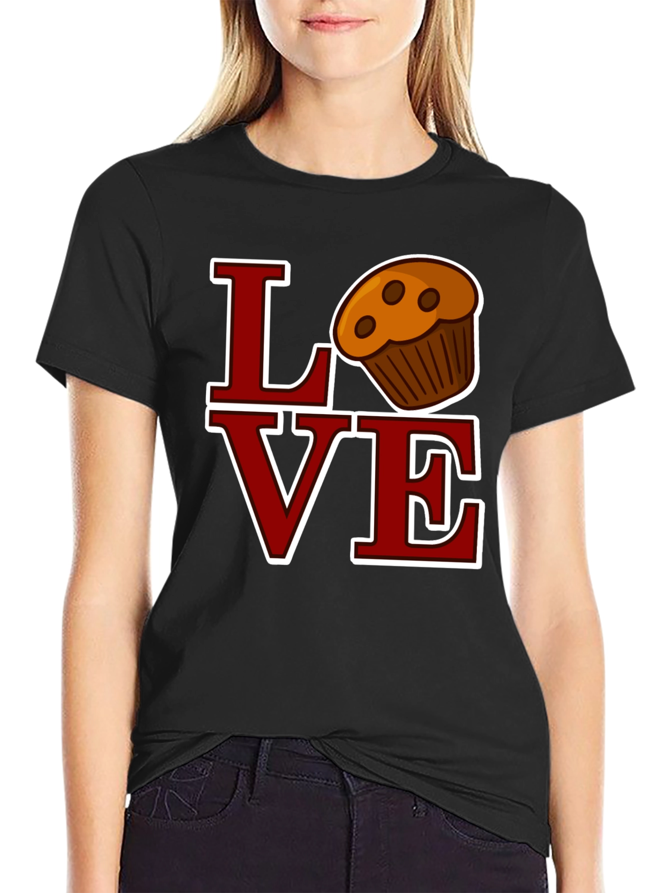 Love Muffin Graphic Tee - Cute Casual Shirt