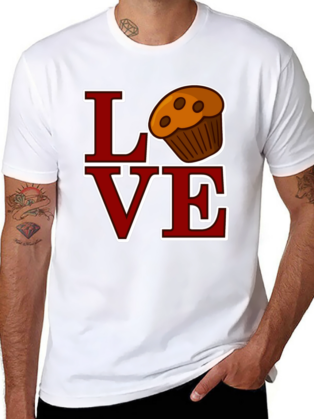 Love Muffin Graphic Tee - Cute Casual Shirt