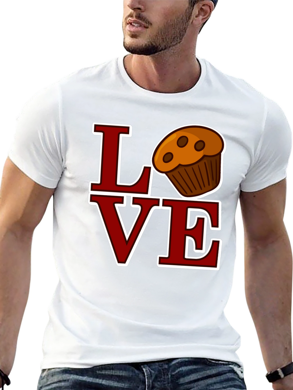 Love Muffin Graphic Tee - Cute Casual Shirt