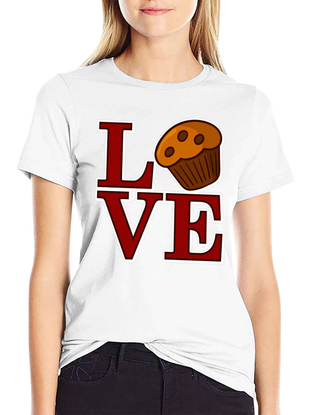 Love Muffin Graphic Tee - Cute Casual Shirt