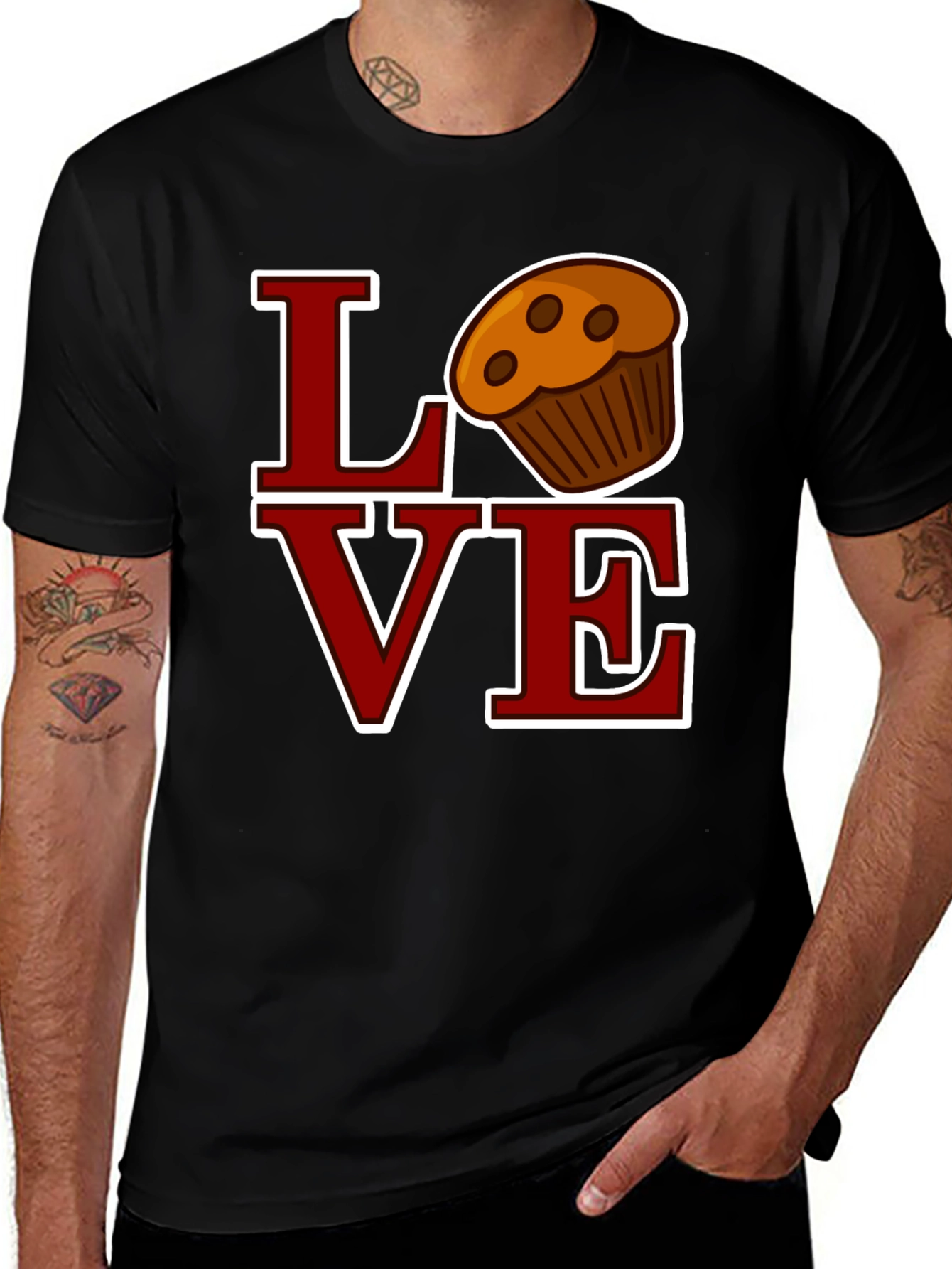 Love Muffin Graphic Tee - Cute Casual Shirt