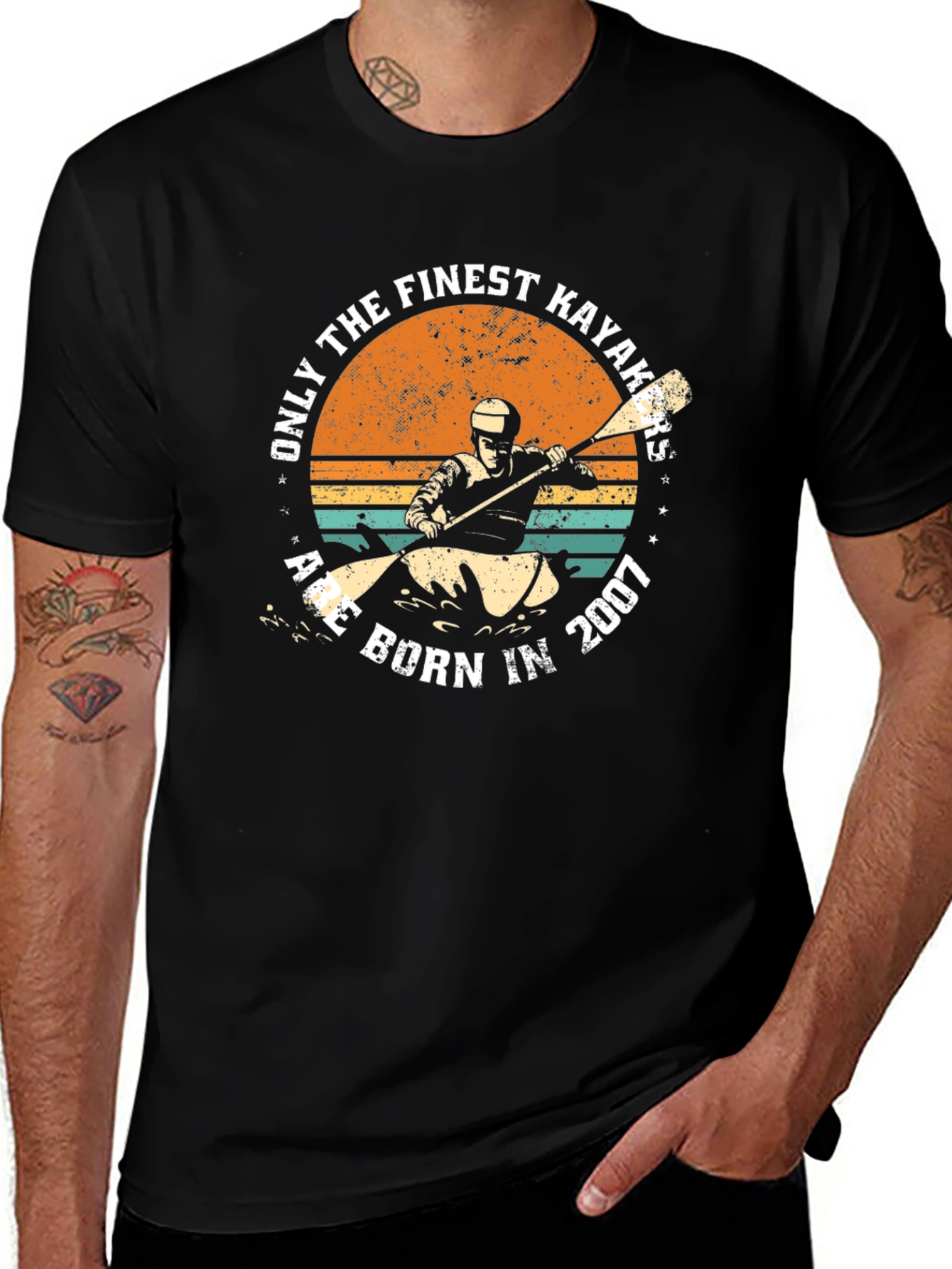 Finest Kayakers Born in 2007 Graphic T-Shirt