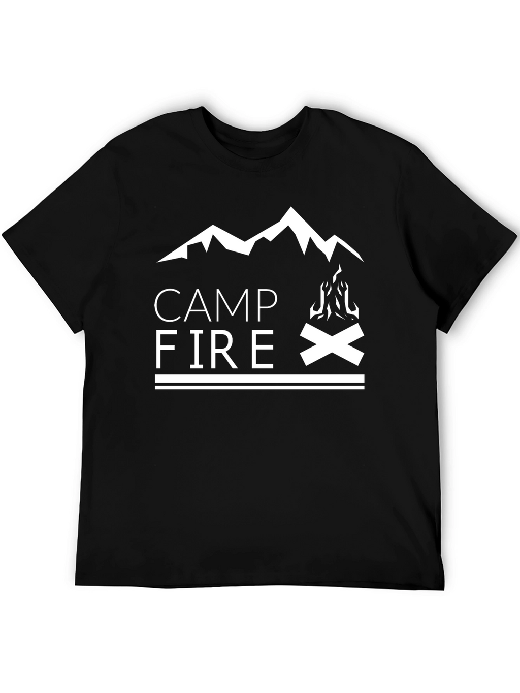 Campfire Graphic T-Shirt - Outdoor Adventure