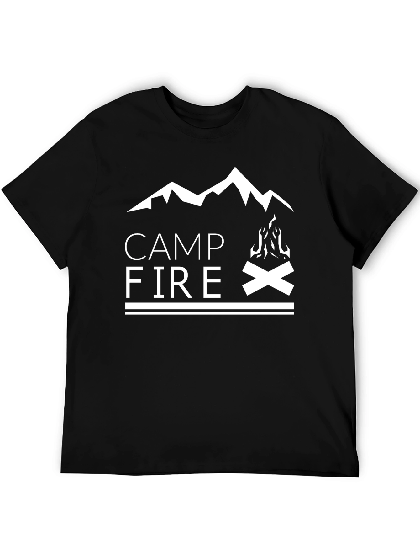 Campfire Graphic T-Shirt - Outdoor Adventure