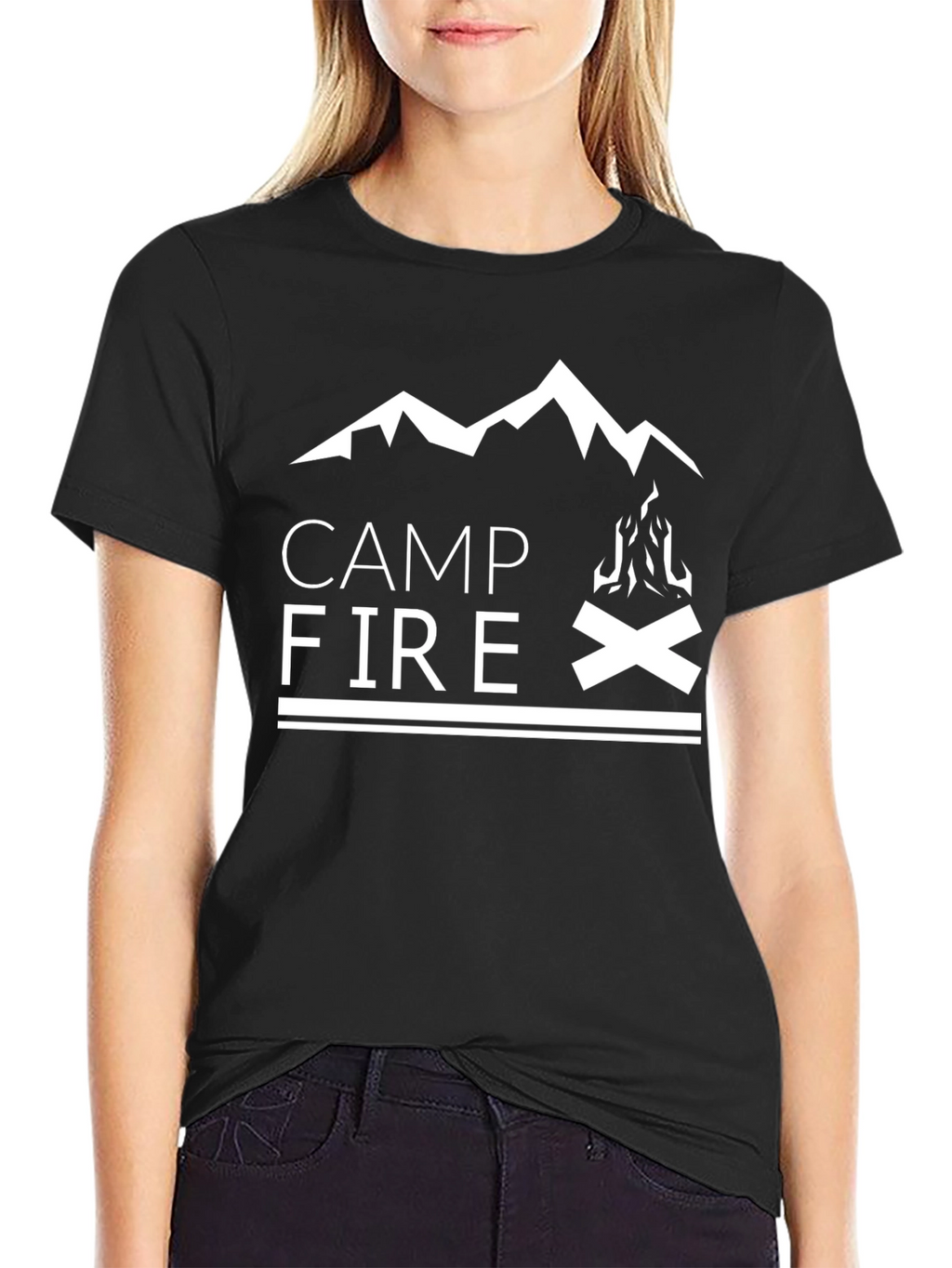 Campfire Graphic T-Shirt - Outdoor Adventure
