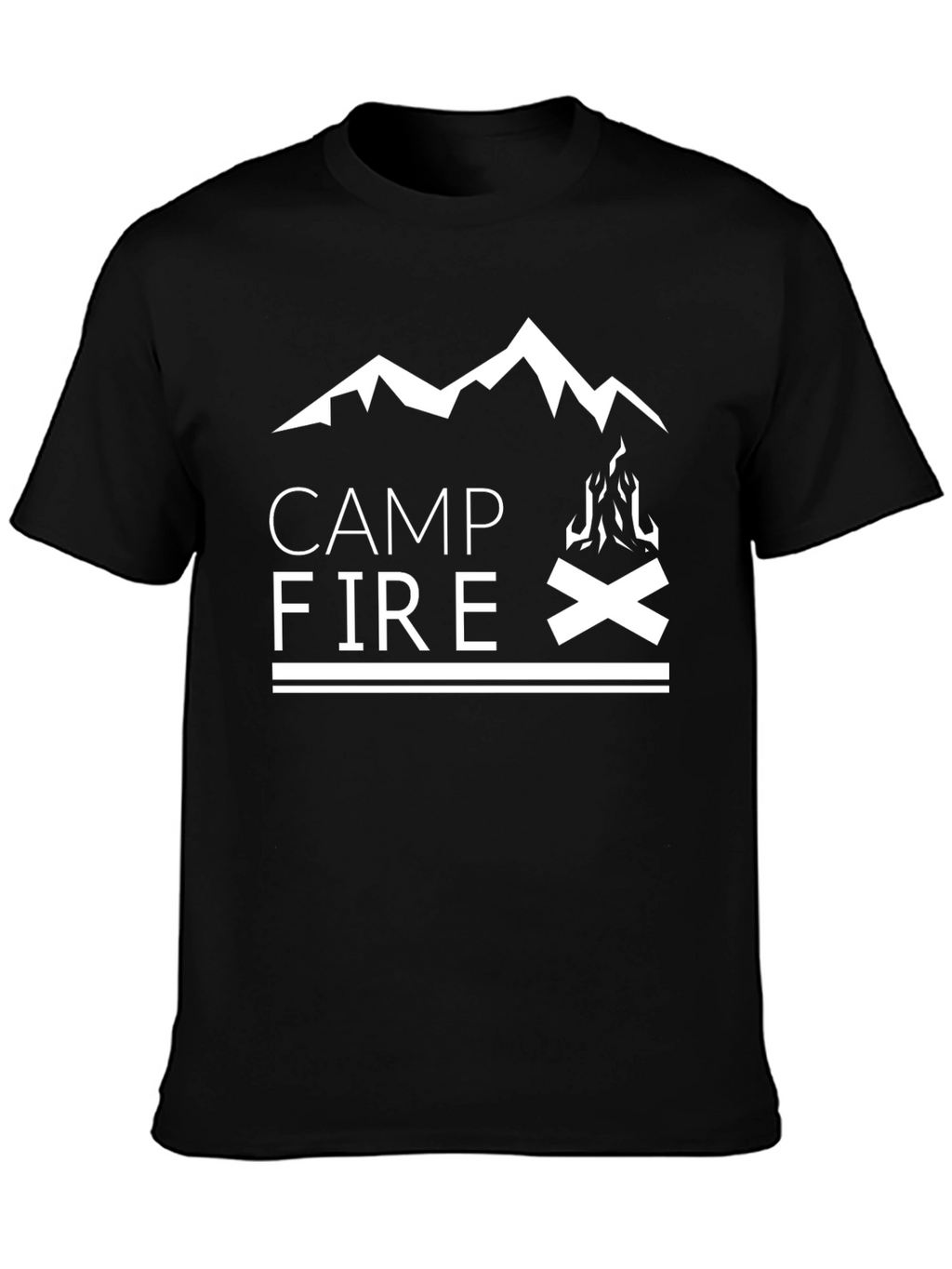 Campfire Graphic T-Shirt - Outdoor Adventure