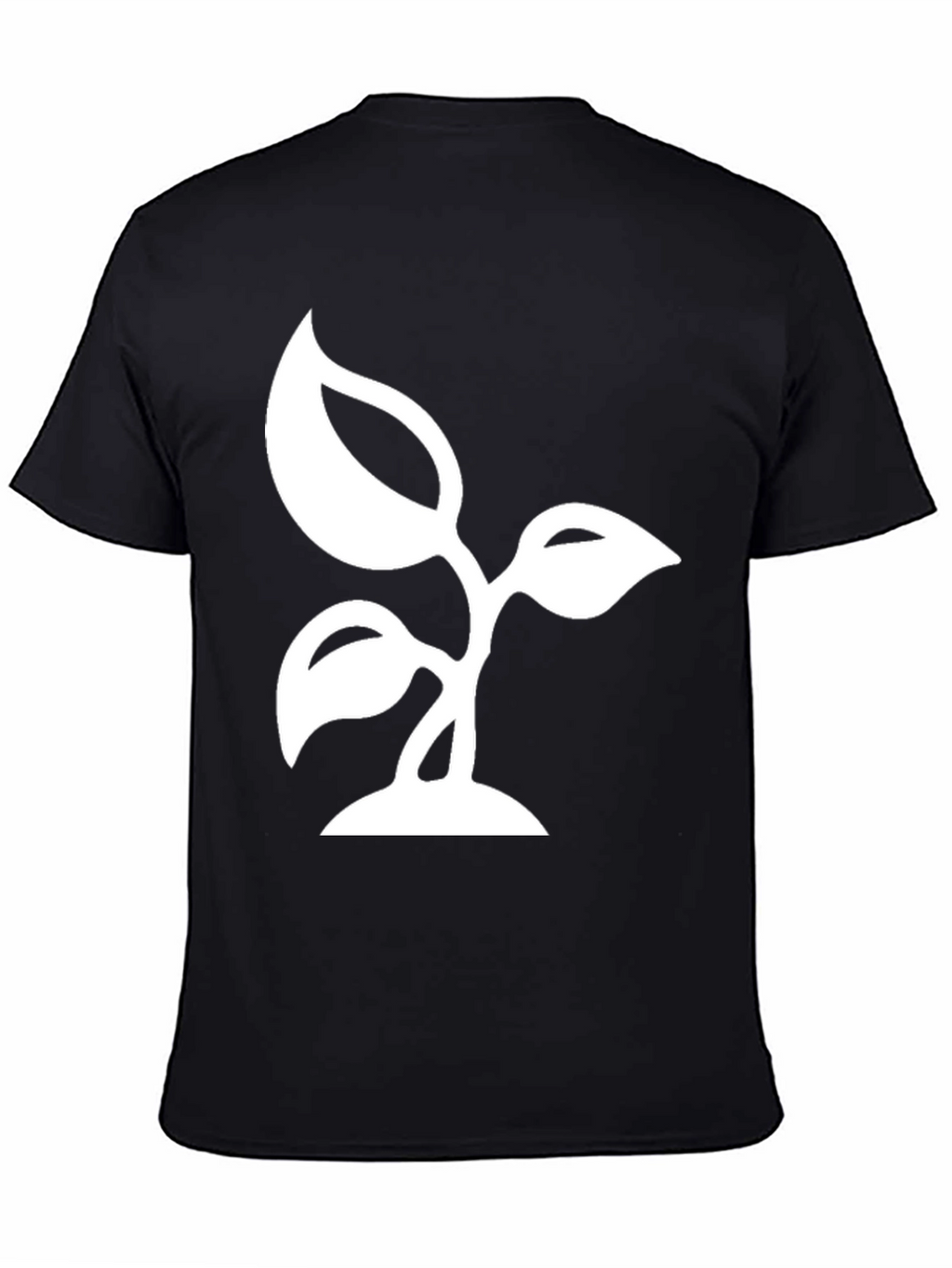 Nature Sprout Black T-Shirt
