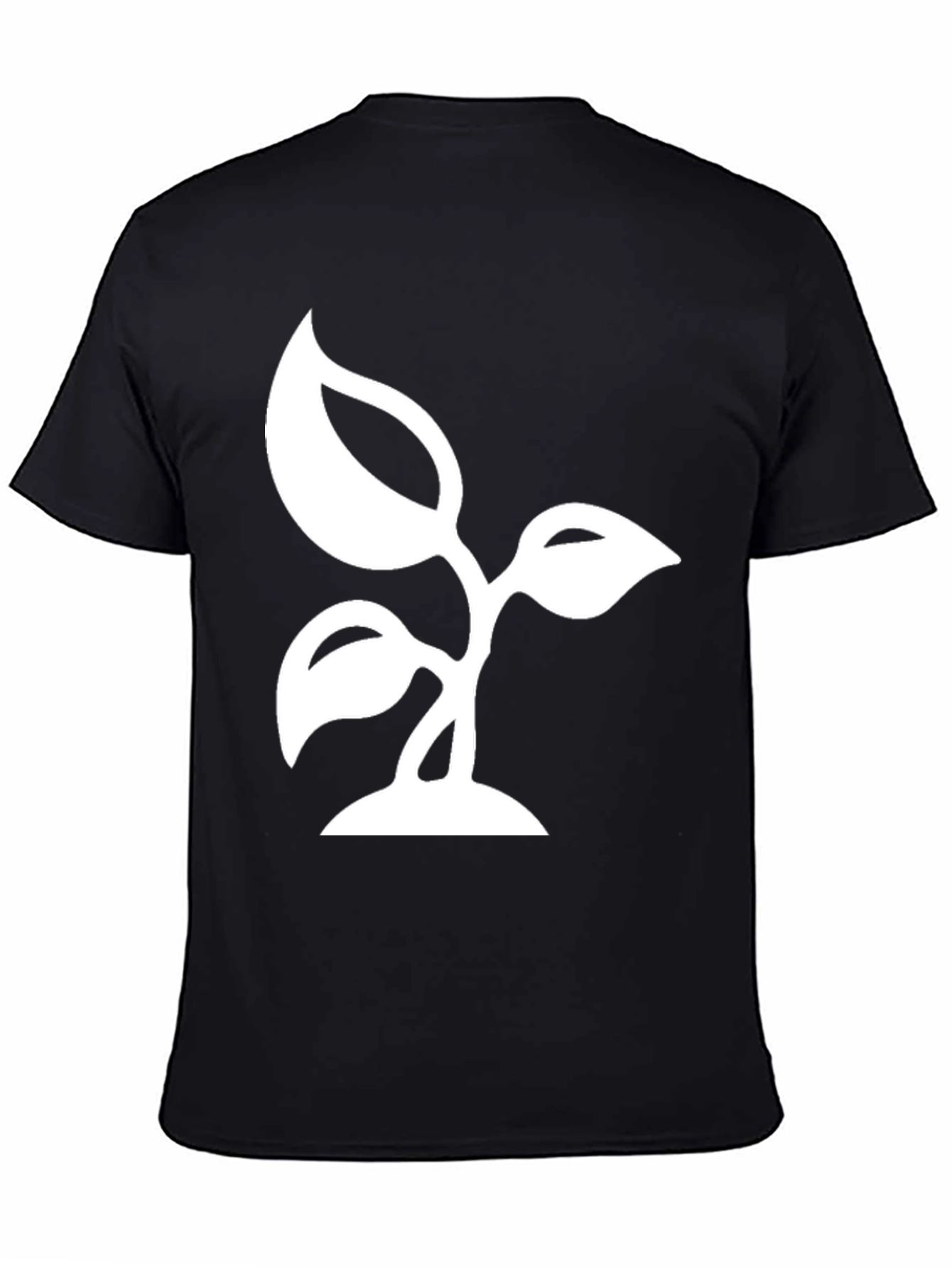 Nature Sprout Black T-Shirt