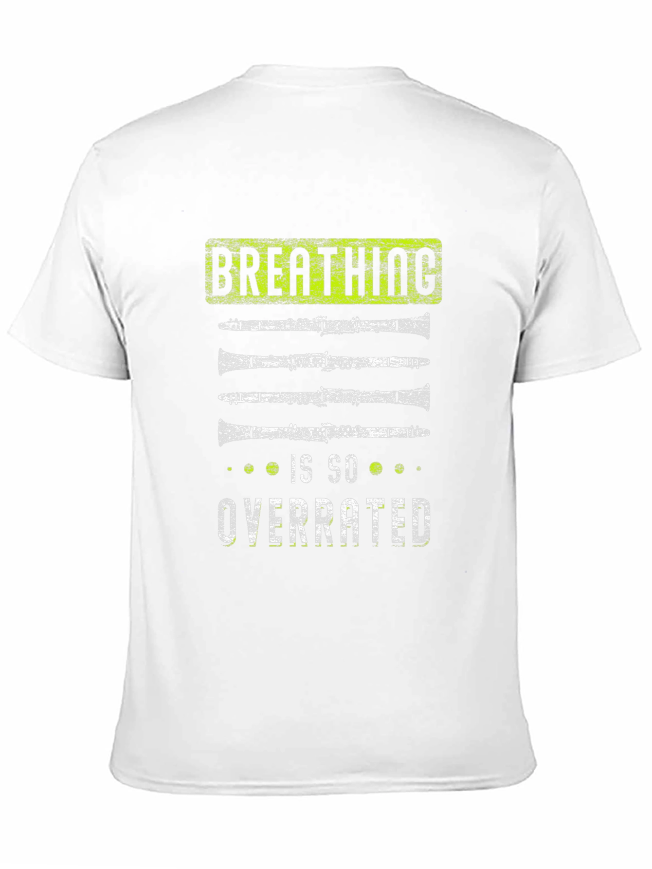 Breathing is Overrated Clarinet Player T-Shirt