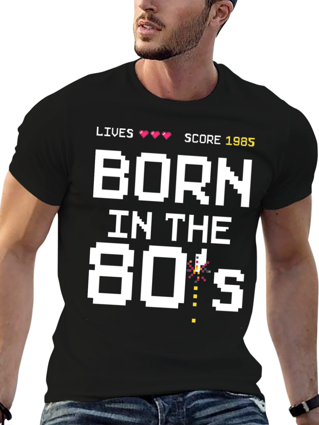 Born in the 80s Retro Gaming T-Shirt