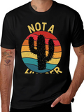 Funny Cactus Graphic Tee - Not a Hugger T-Shirt