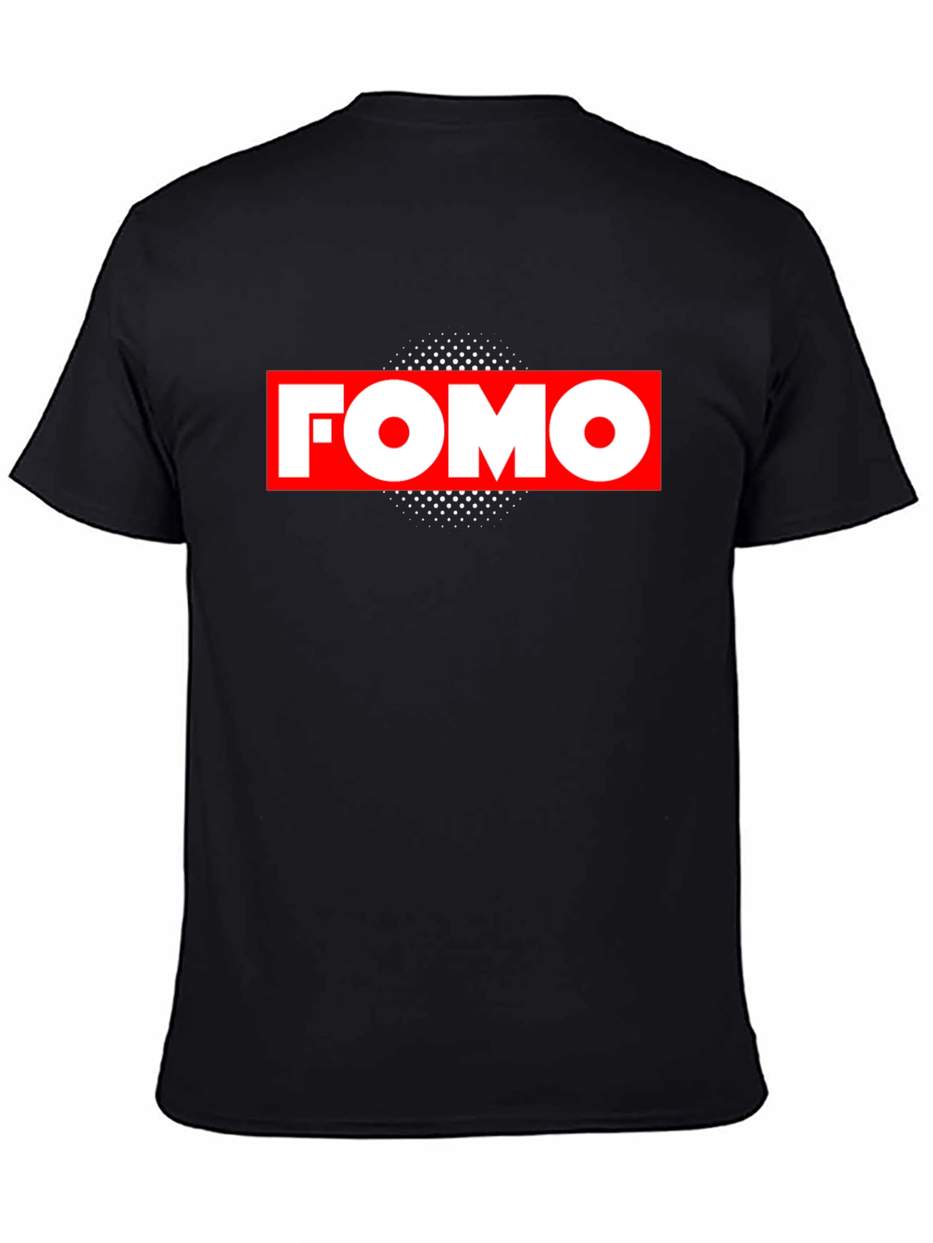FOMO Graphic Tee - Black Casual Shirt