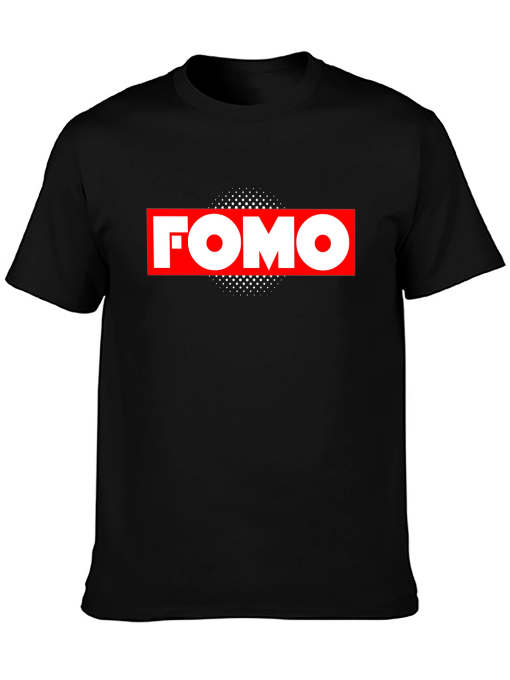 FOMO Graphic Tee - Black Casual Shirt