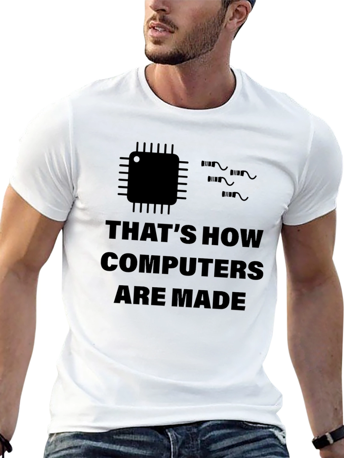 Thats How Computers are Made Black T-Shirt
