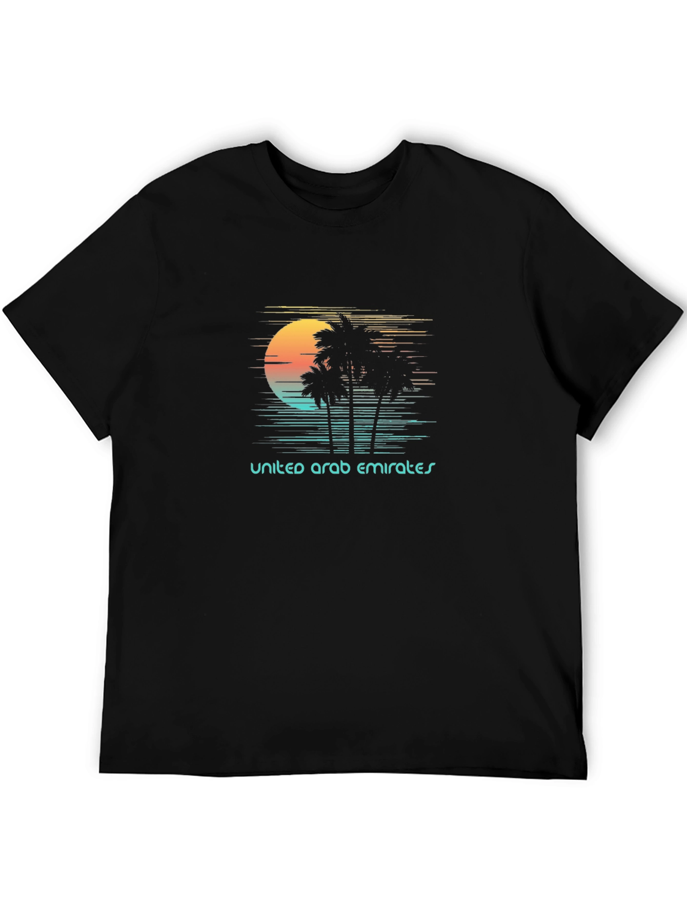 United Arab Emirates Sunset Graphic T-Shirt