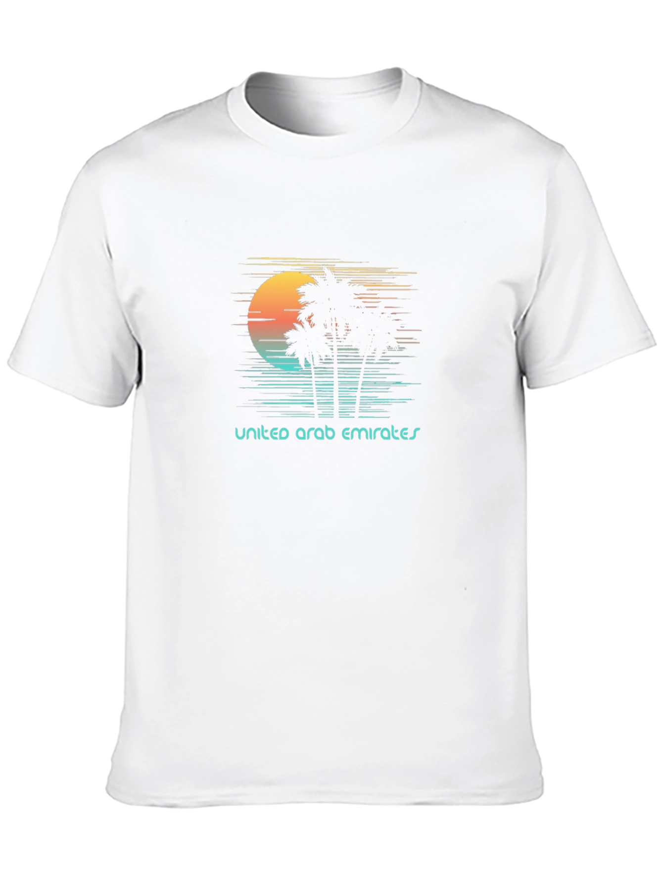United Arab Emirates Sunset Graphic T-Shirt