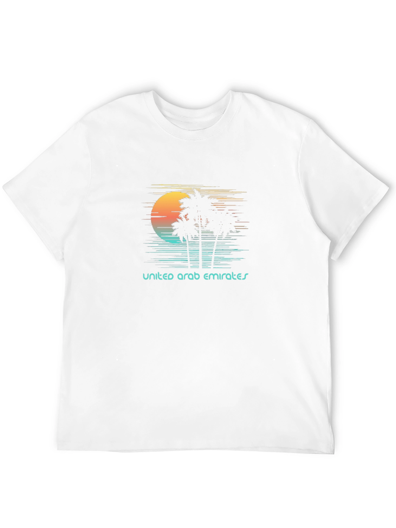 United Arab Emirates Sunset Graphic T-Shirt