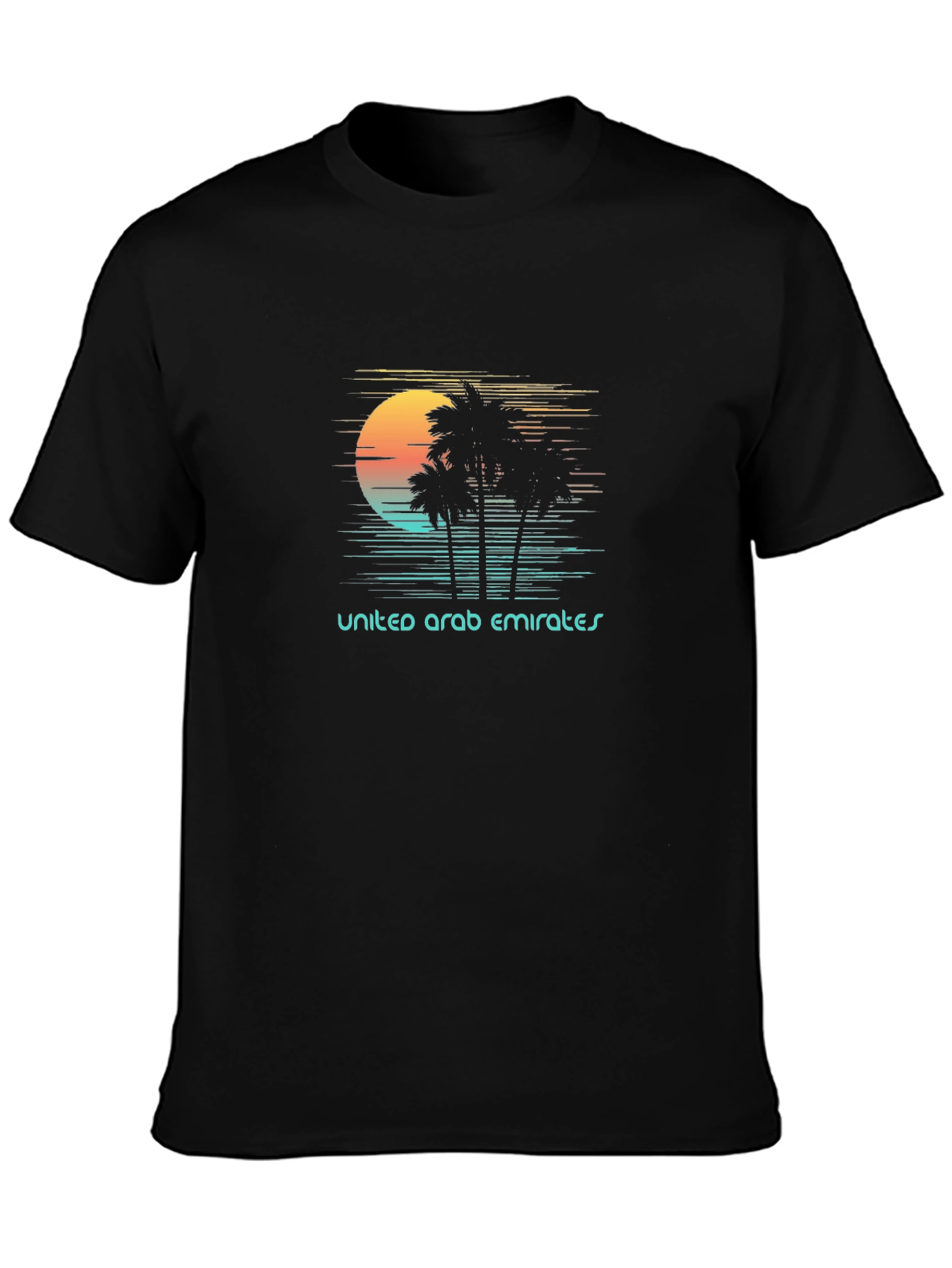 United Arab Emirates Sunset Graphic T-Shirt